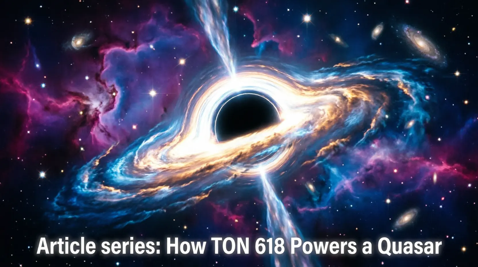 How TON 618 Powers a Quasar