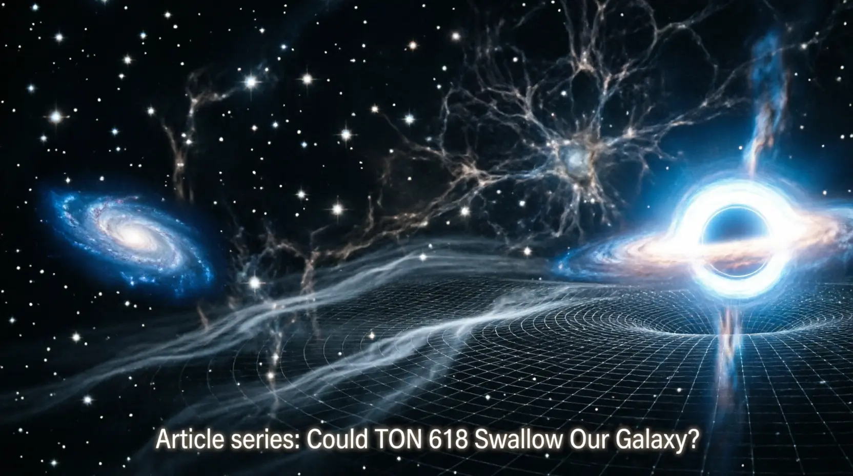Could TON 618 Swallow Our Galaxy?